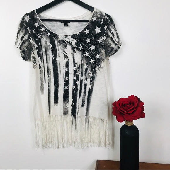 Rock & Republic Small Star Shirt Tiny sequ… - Picture 1 of 8